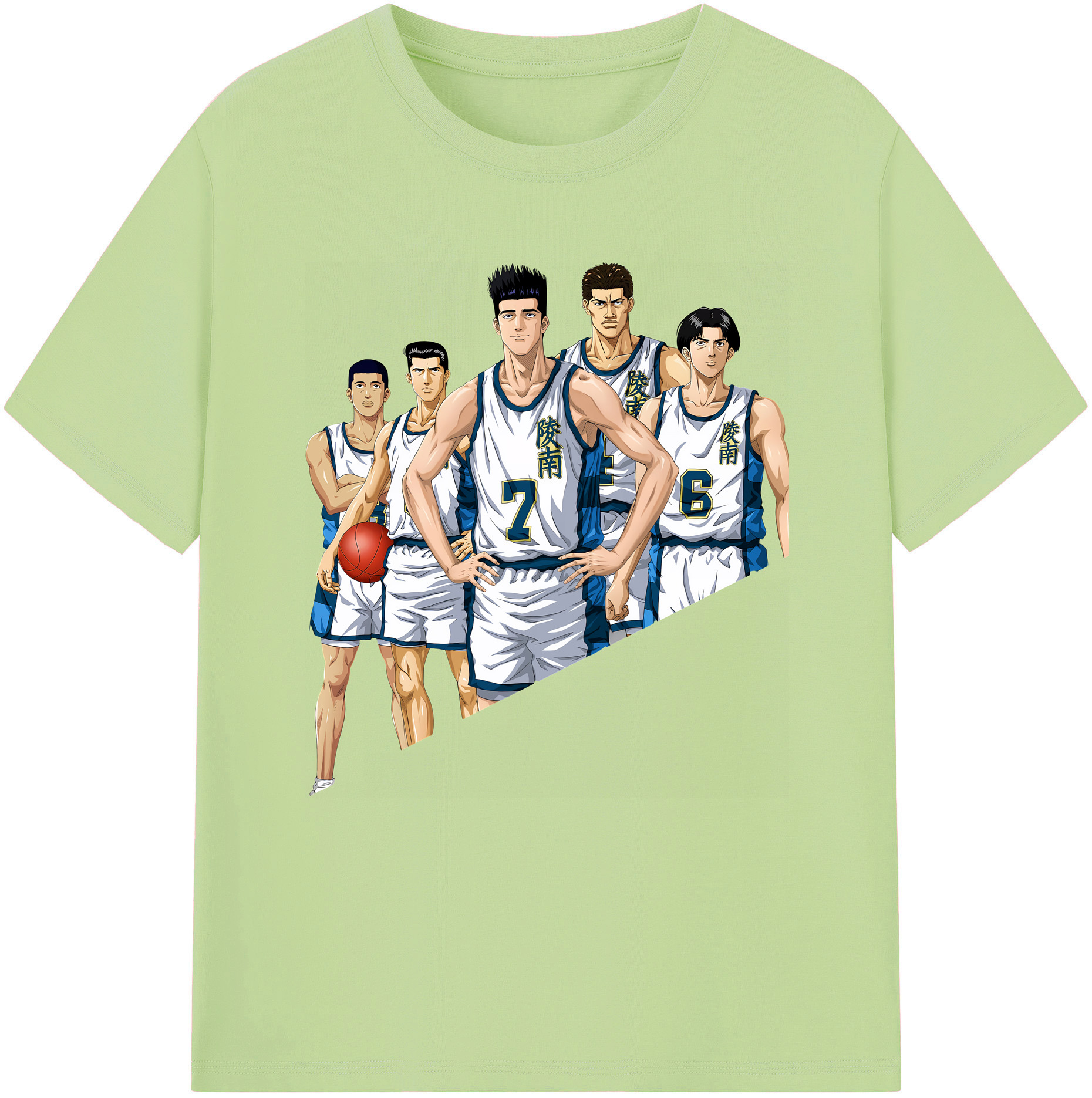 （画像用） SLAM DUNK／スラムダンク 綿100％半袖Tシャツ（フロントプリント）